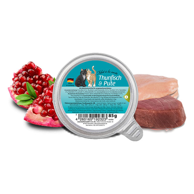 Granatapet FILET Á LA CARTE Tuna & Turkey 85g