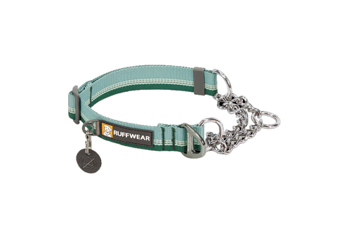 RUFFWEAR Chain Reaction™ Martingale Dog Collar - SUNSE/River Rock Green