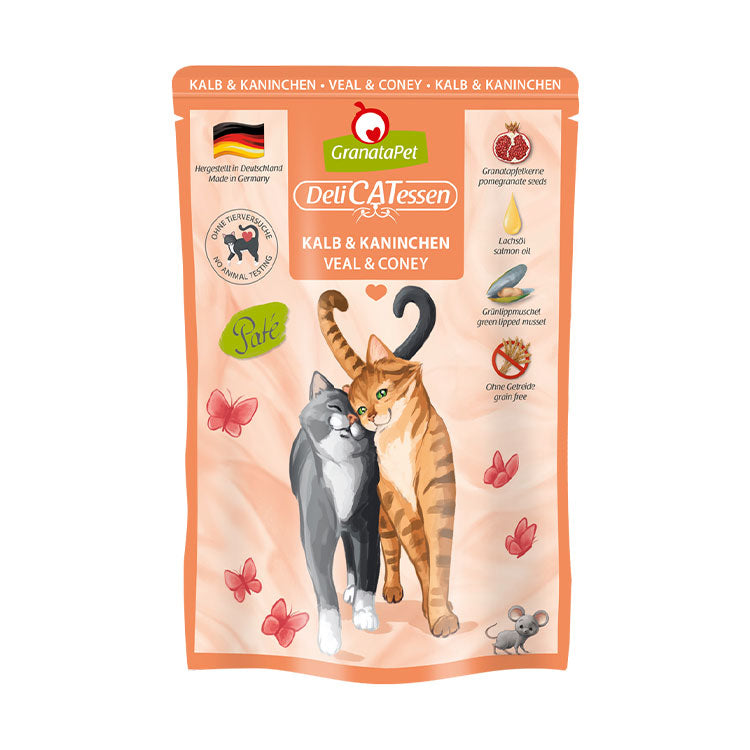 Granatapet DeliCATessen Veal& Coney 85g