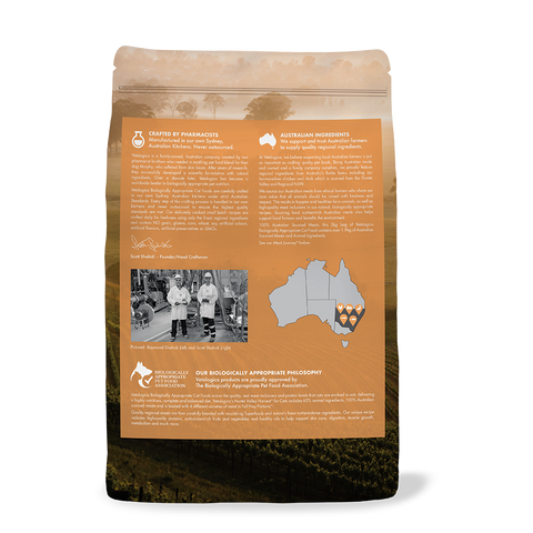 Vetalogica Biologically Appropriate Hunter Valley Harvest Adult Cat Food 3kg