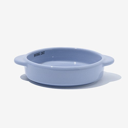 BRIDGE CAT MINI POT COTTON BLUE (GLOSS)