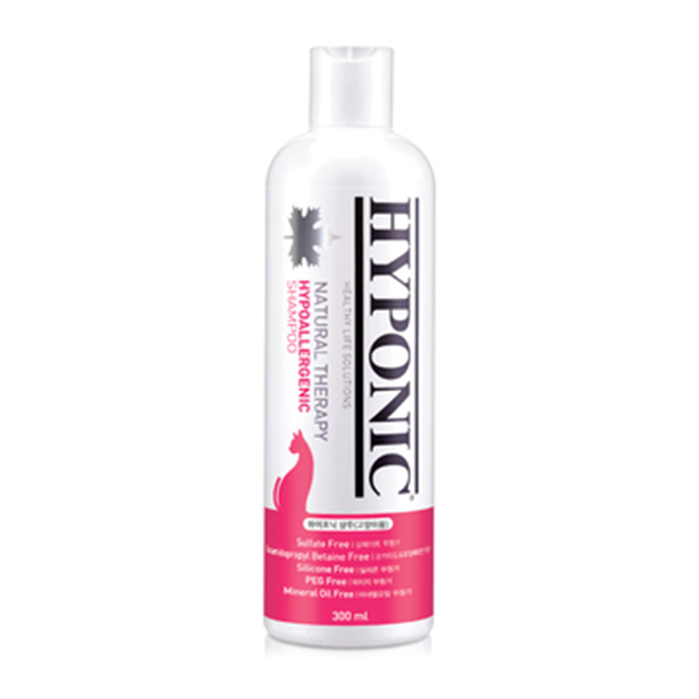 HYPONIC Hypoallergenic Shampoo (for all cats)- 300ml