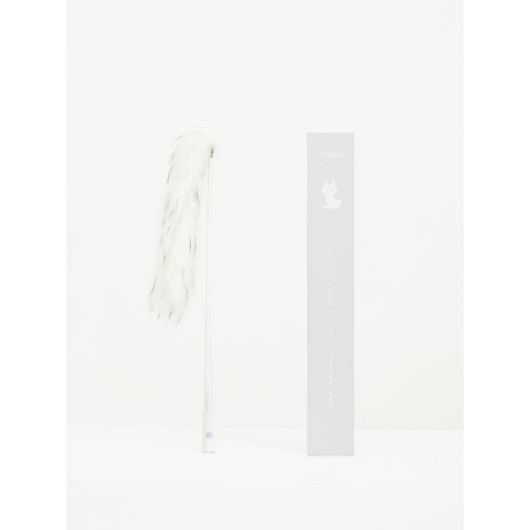 VETRESKA®TEASER WAND WITH LASER HANDLE -FLUFFY TAIL