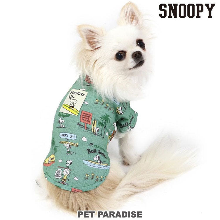 Pet Paradise Dog Clothes Dog Snoopy Shirt Aloha Surf