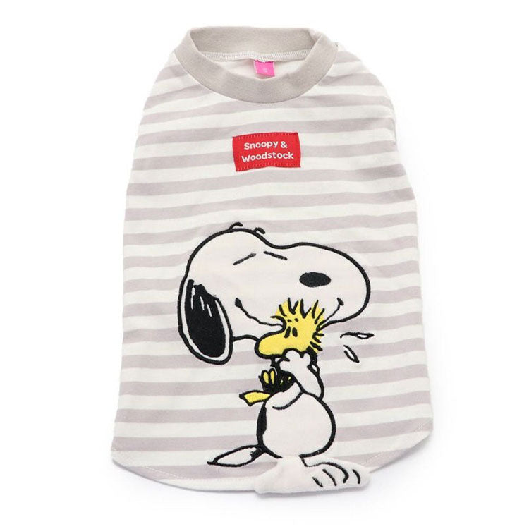 Pet Paradise Dog clothes Snoopy protruding T-shirt - Grey