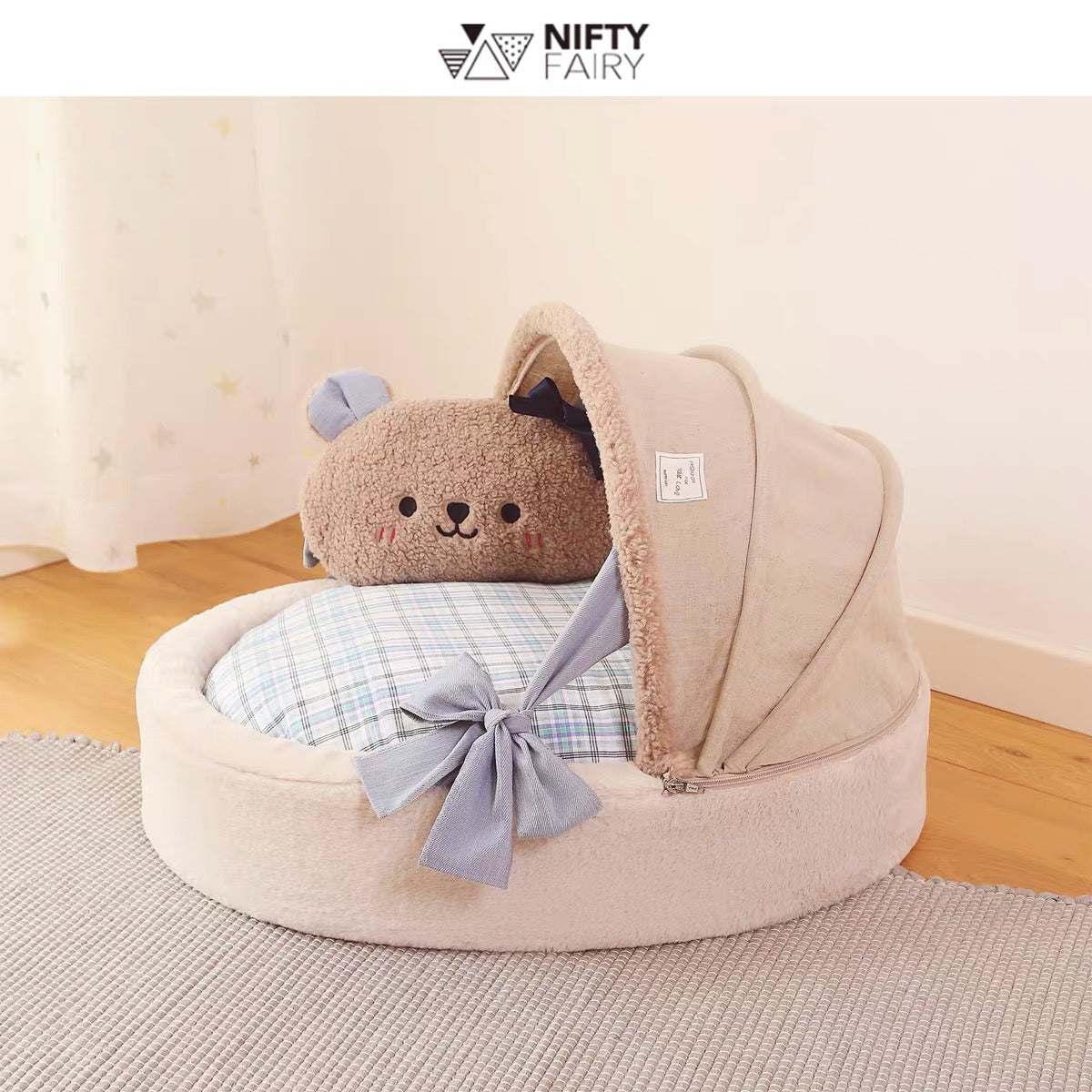 NIFTY FAIRY Four Season Pet Cradle Bed - Bear
