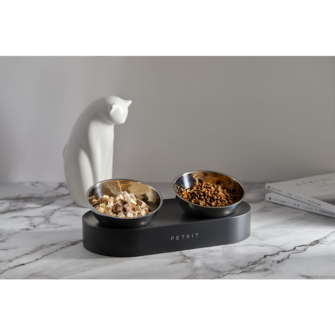 PETKIT FRESH NANO- 15° Adjustable Feeding Metal Dual Bowl