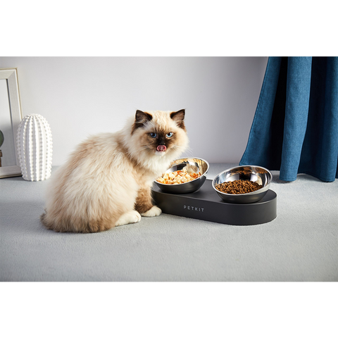 PETKIT FRESH NANO- 15° Adjustable Feeding Metal Dual Bowl