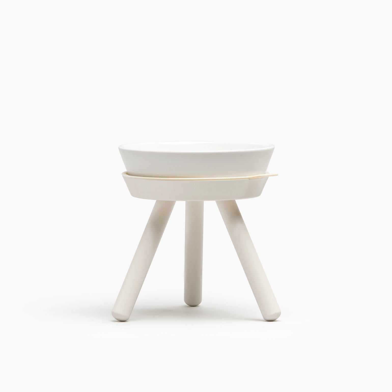 INHERENT - Oreo Table White, Tall Small