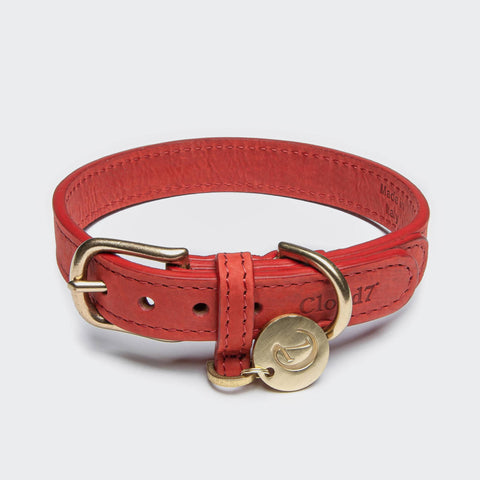 CLOUD7 Dog Collar Tiergarten Cherry Red