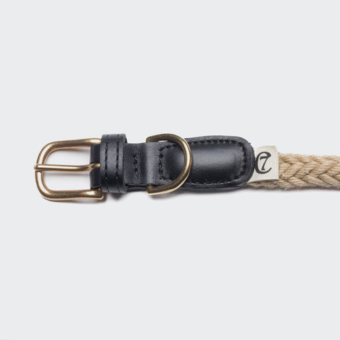 CLOUD7 Dog Collar Planten Black/Nature