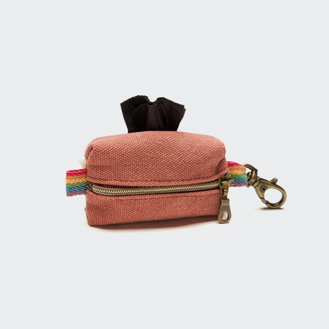 Cloud7 Dog Poop Bag Holder Canvas Red