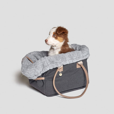 CLOUD7 Dog Bag Como Heather Brown L