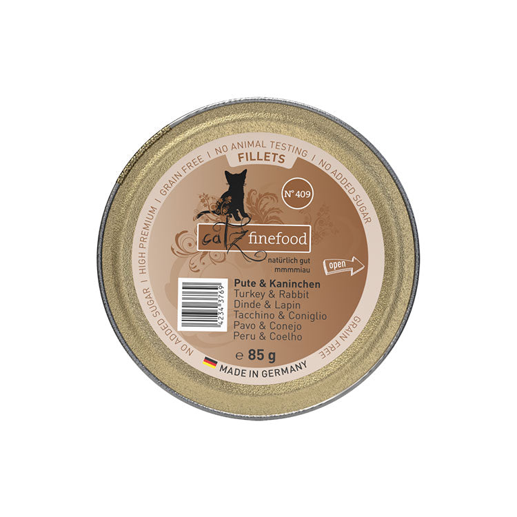 Catz Finefood Fillet N° 409 Turkey, Chicken & Rabbit