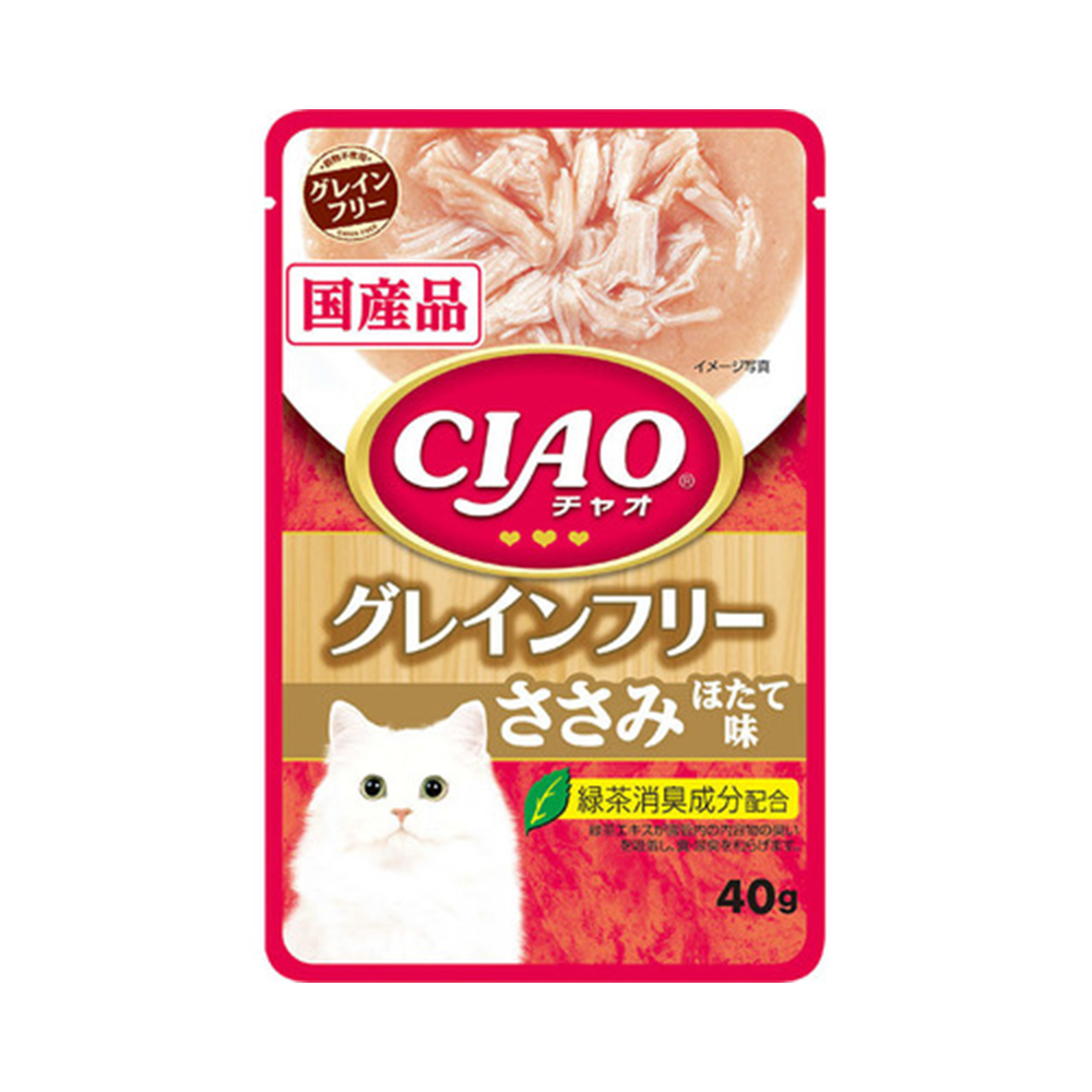 Ciao- Pouch Grain Free Chicken with Scallop Flavor