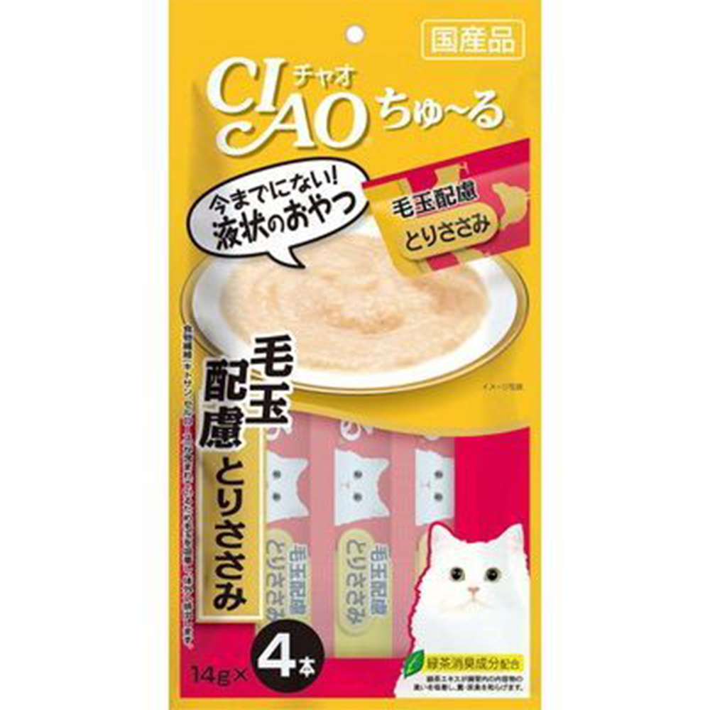 Ciao- Chicken Recipe Hairball Care (4pcs/pk)