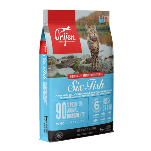 ORIJEN Biologically Appropriate Six Fish Dry Cat Food