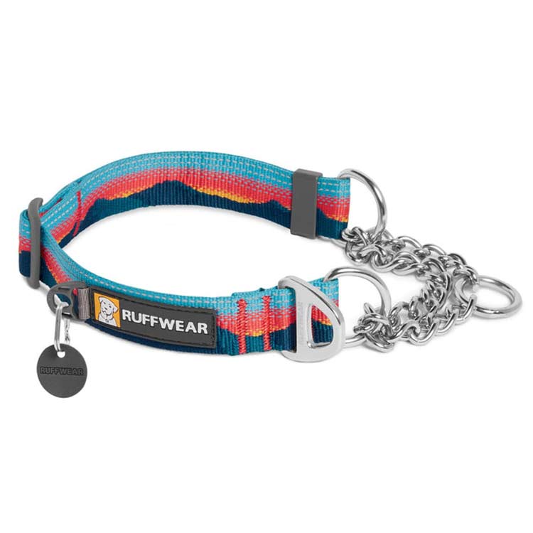 RUFFWEAR Chain Reaction™ Martingale Dog Collar - SUNSE/River Rock Green